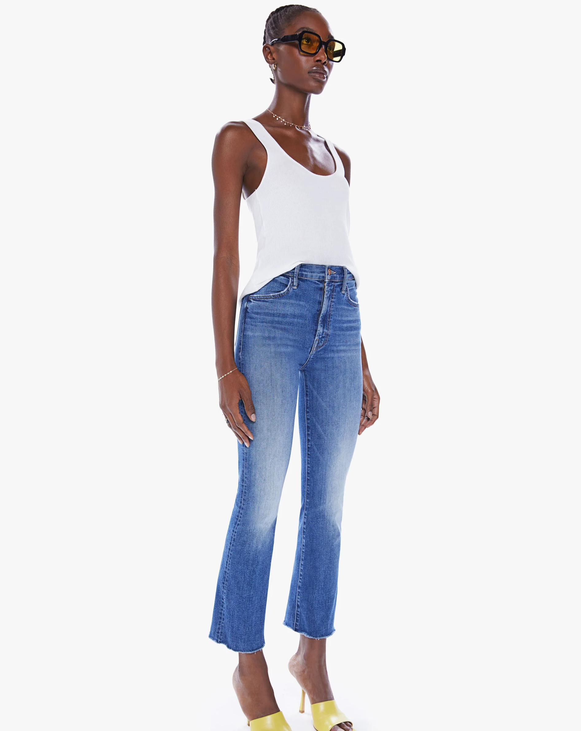 Mother Denim: The Hustler Ankle Fray – Healing Jar – Penny Reiby